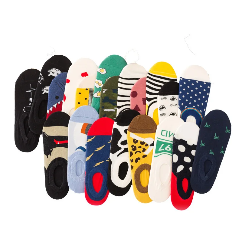 

RUNNING CHICK spring and summer new creative ankle socks
