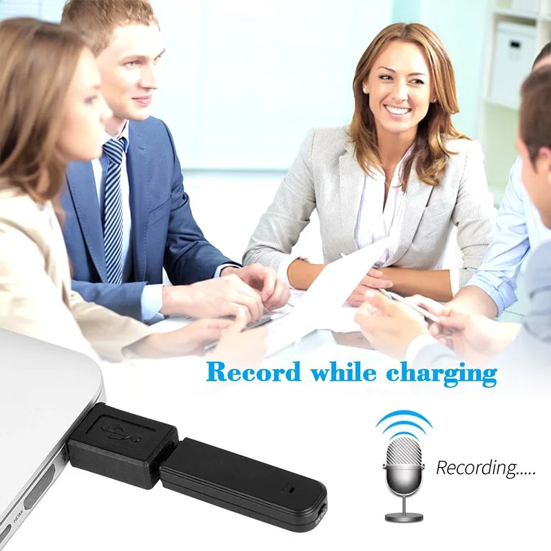 Lgsixe Цифровой диктофон 8 ГБ 512 кбит/с USB флешка мини маленький s|Цифровые диктофоны| |