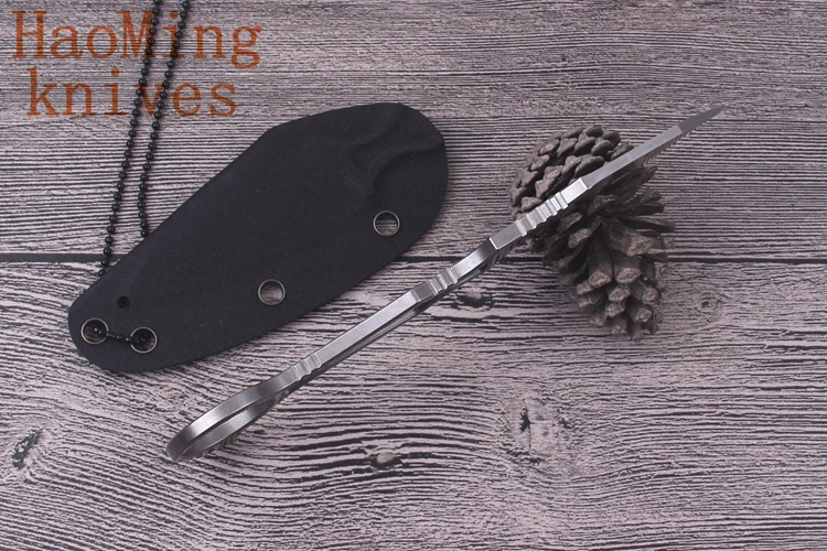 Кемпинг открытый резак портативный KYDEX GITFO шеи нож D2 Охота выживания K оболочка