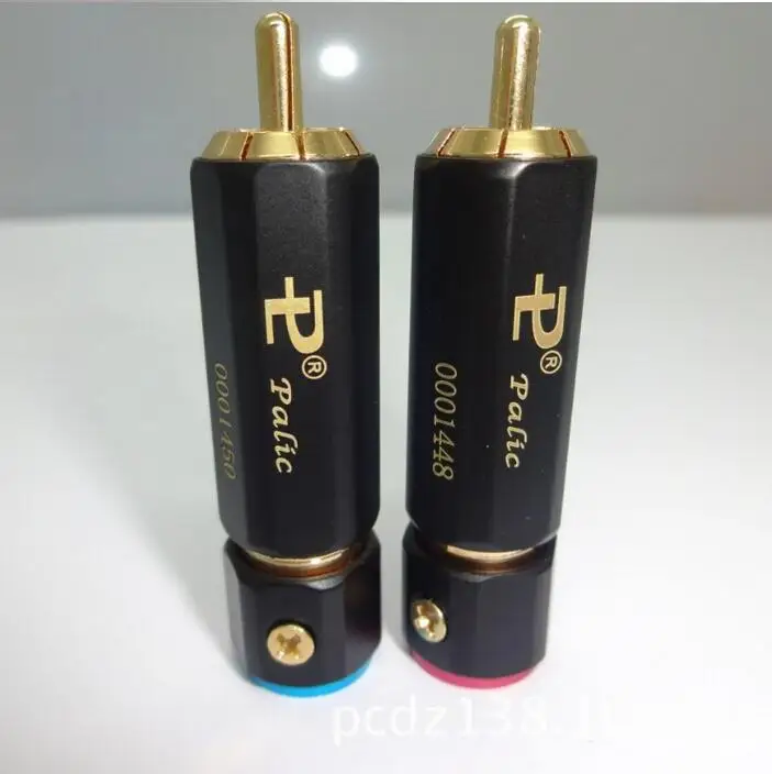 10 шт./лот Pailiccs RCA Инструменты для наращивания волос позолоченный разъем