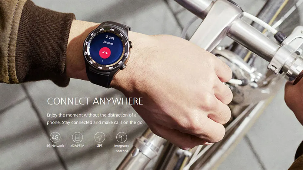 Оригинальные Смарт-часы huawei с глобальной прошивкой, 2, поддержка bluetooth, LTE, трекер HeartRate, для Android, iOS, IP68, водонепроницаемые, NFC, gps