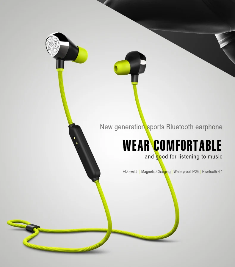Mifo i8 bluetooth-наушники для спорта Беспроводной стерео музыка Headpone Магнитный всасывания зарядки наушники