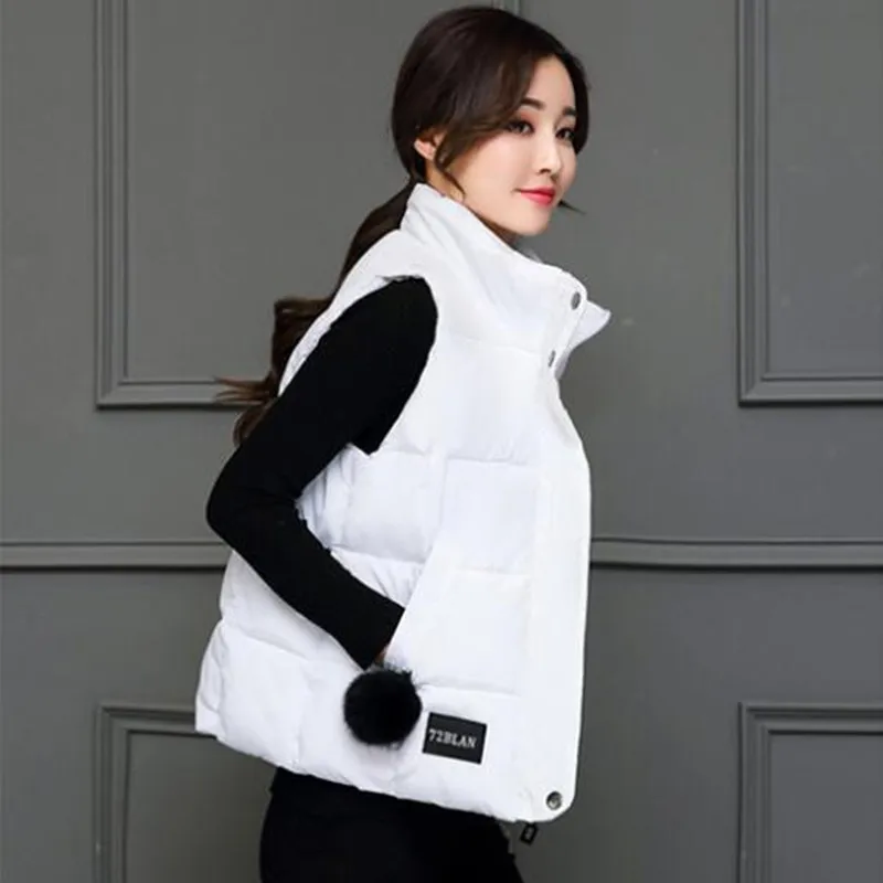 Новинка 2018 куртка с хлопковой подкладкой теплый жилет для женщин Осень зима