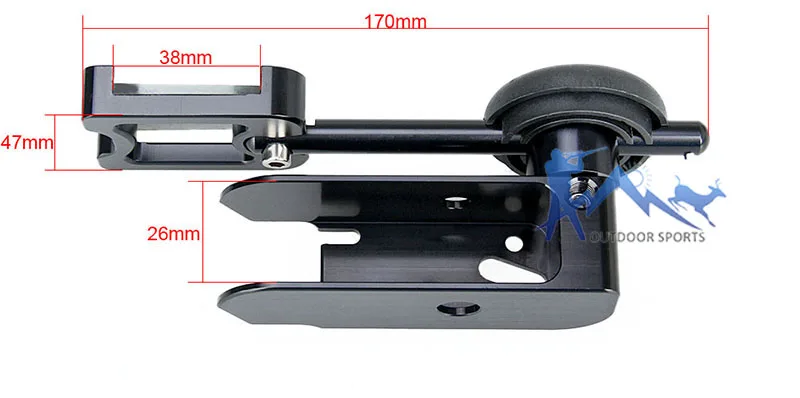 Тактический Черный Синий Цвет IPSC Алюминий ПОДСУМОК Для Открытый Охота CL7-0060 |