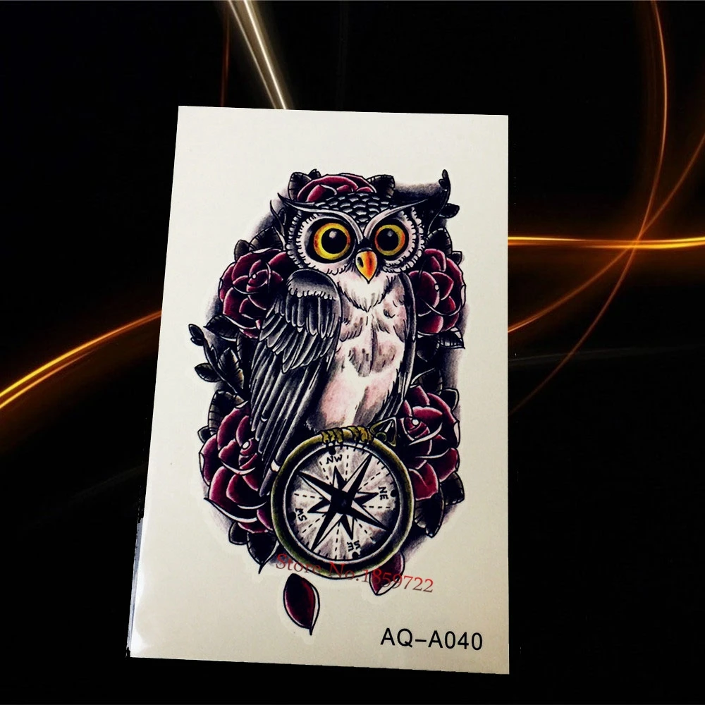 1 шт. сексуальная бабочка фея роза временная татуировка наклейка