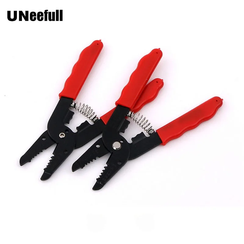 UNeefull 7 in 1 Multifunctionele Draad Strippers Kabel Snijders glasvezelkabel strippen schuine krimpen tang borgringtang