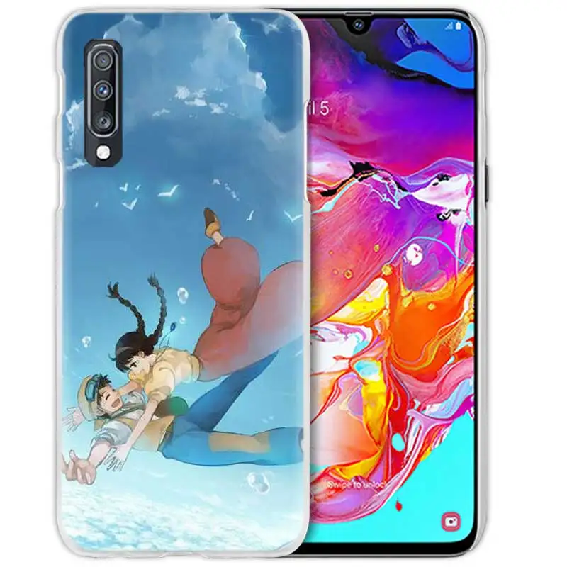 09 Studio Ghibli Унесенные призраками чехол для samsung Galaxy A50 A70 A20e A40 A30 A20 A10 A8 A6 плюс A9 A7 жесткий чехол для телефона с рисунком в виде крышка Away Totoro - Цвет: 09