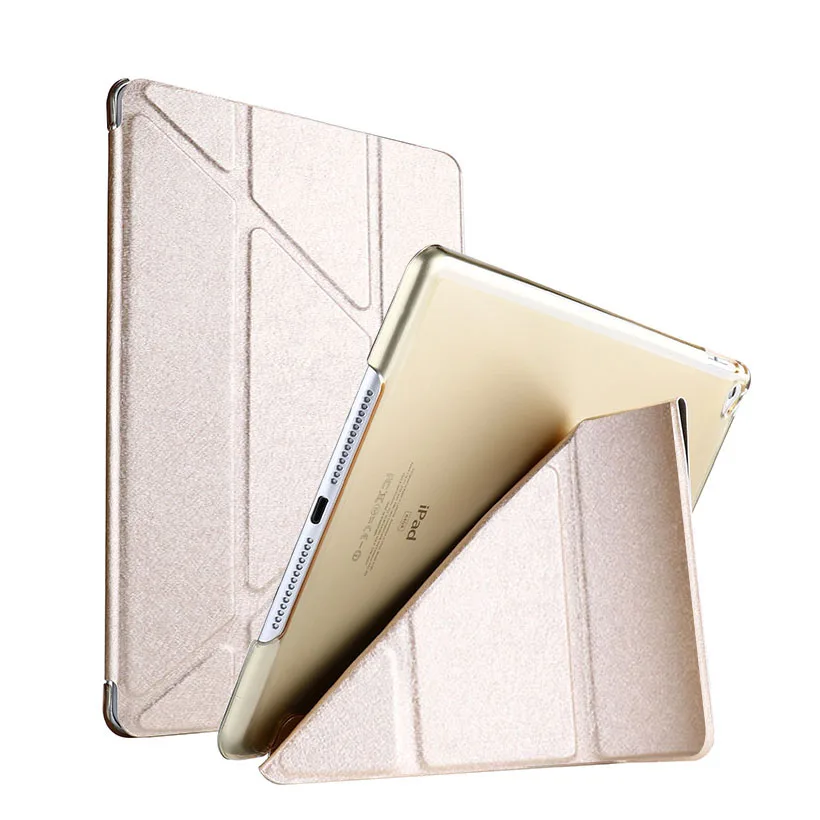 Смарт-чехол с подставкой для iPad Mini 4, жесткий чехол с откидной крышкой в три раза, кожаный чехол для Apple iPad Mini 4, чехол