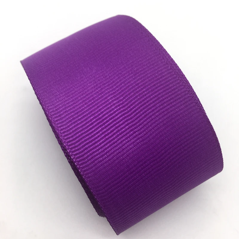 Purple 5 ярдов/партия, 1-1/2 дюйма, 38 мм, корсажная лента для свадьбы, рождественской вечеринки, украшение, сделай сам, подарочная упаковка, сделай сам, швейное ремесло - Цвет: Purple