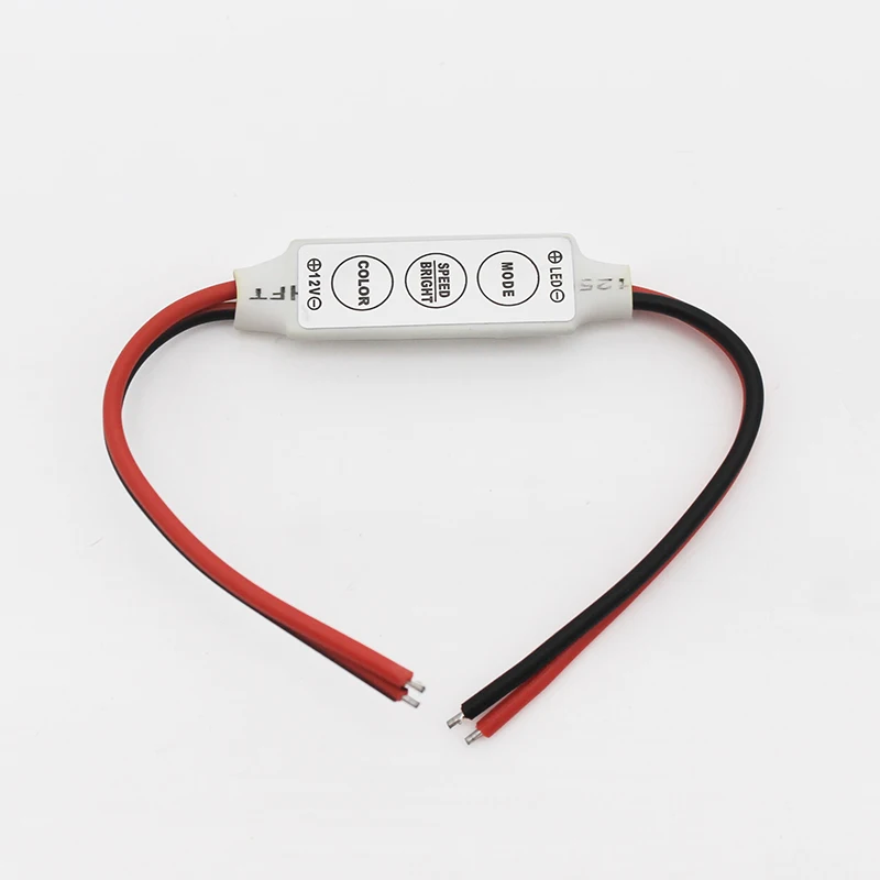 Диммер Светодиодная лента RGB контроллер DC 12V 24V мини LED Одноцветный для 5050 3528 5730 |