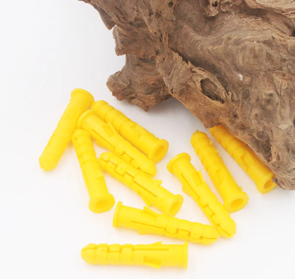 Ребристая пластиковая анкерная стена Расширительная Труба настенные заглушки