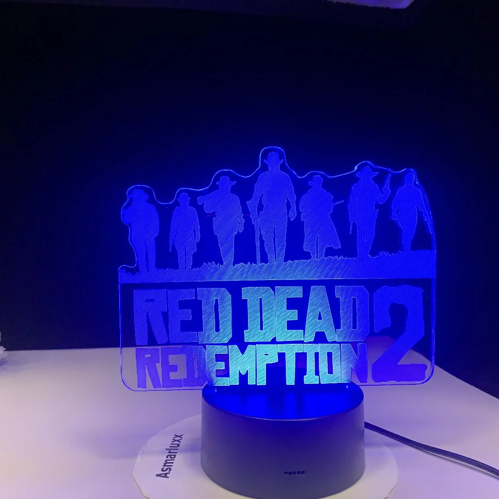 3D Настольная лампа для детей и взрослых светодиодная цветная Сенсорная спальная