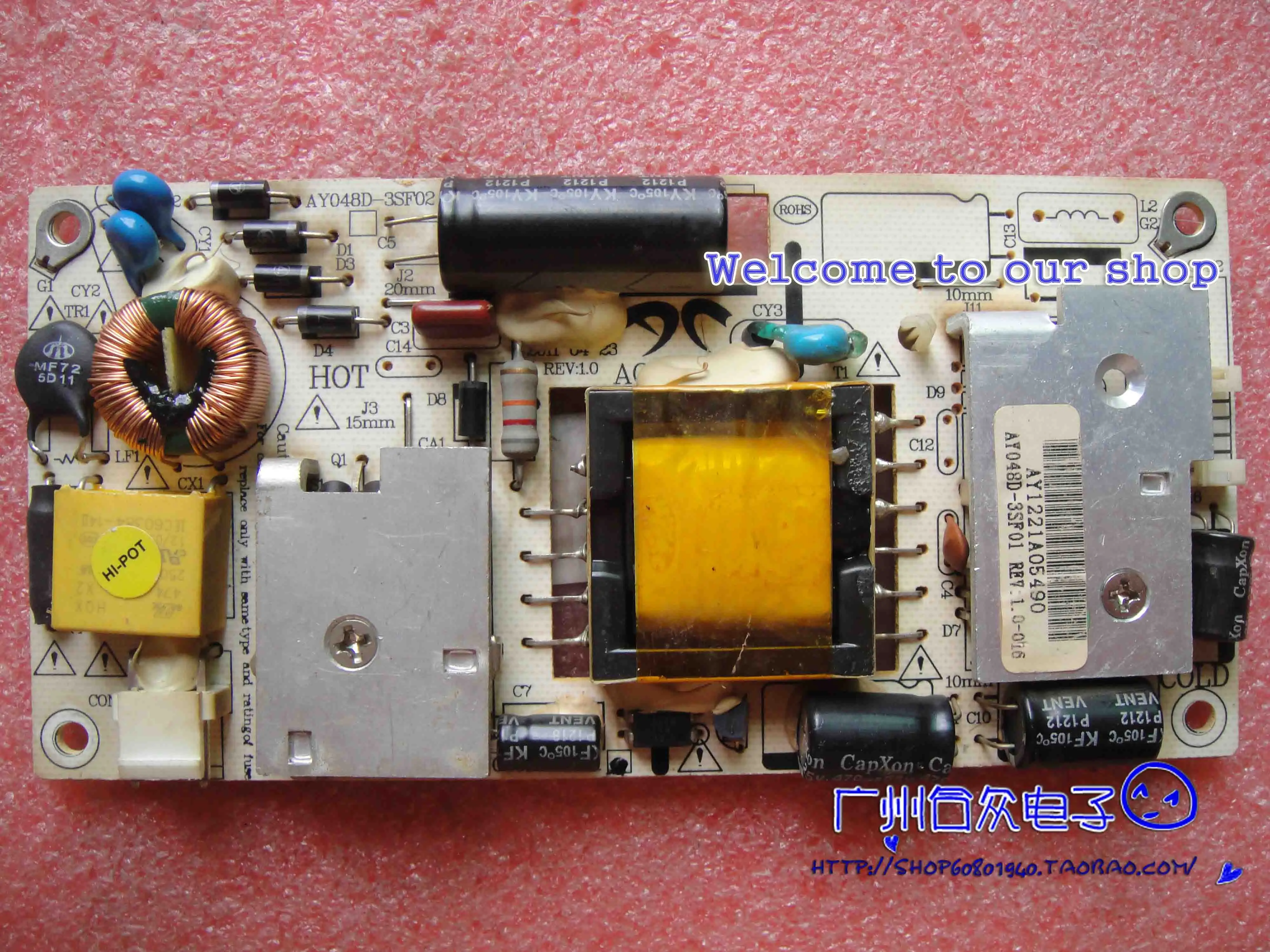 

h2768E AY048D-3SF01 AY048D-3SF02 048D-2701/2702 Power supply board