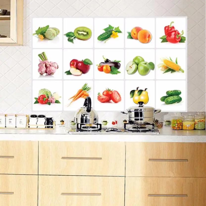 2019 популярные настенные наклейки кухонные маслонепроницаемые съемные