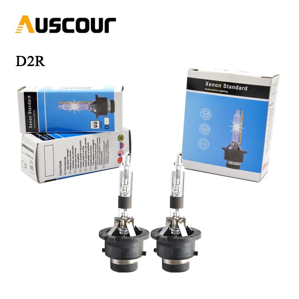 2 шт AC 35W d2r hid ксеноновая лампа автомобильная фара 6000k 8000k 10000K 12000K Xenon d2c для