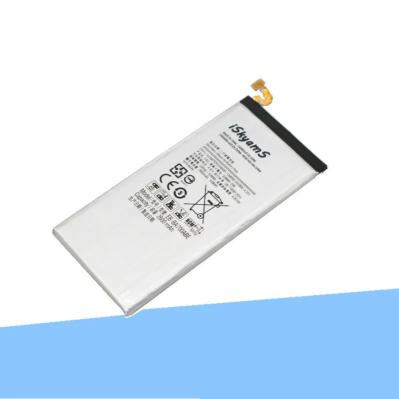 ISkyamS 1x2600 мАч EB-BA700ABE сменный литий-ионный аккумулятор для Samsung Galaxy A7 2015 A700 A700FD A700S A700L