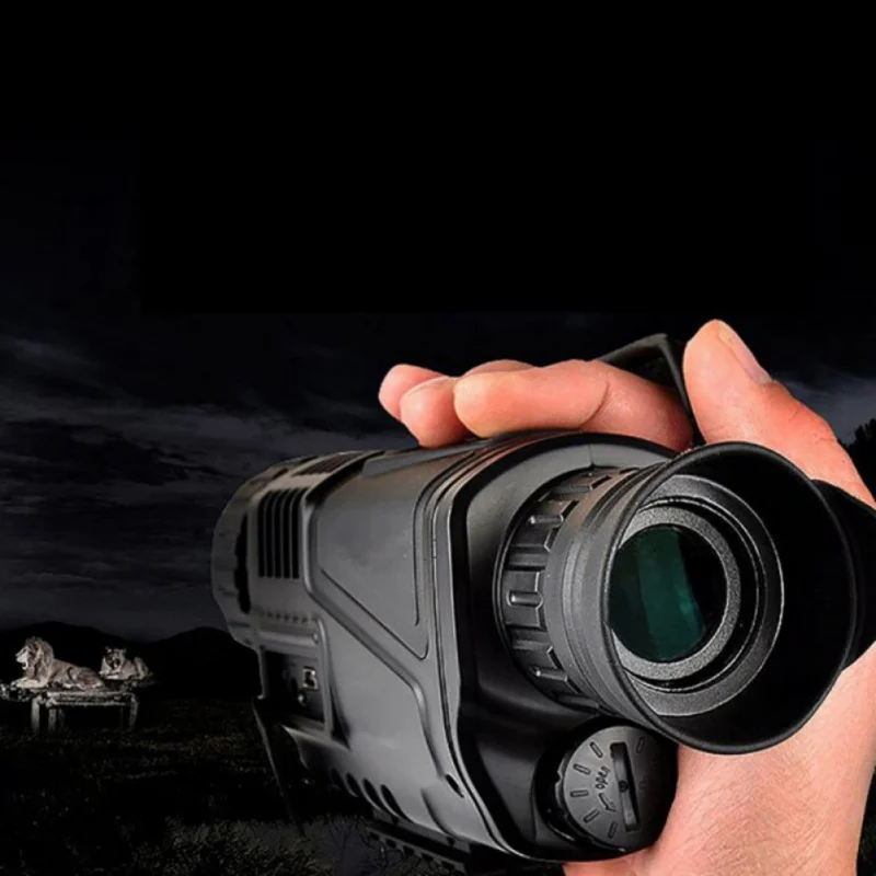 Инфракрасный цифровой телескоп ночного видения 8 г TF карта Full Dark 5X40 200 м Диапазон Охота монокулярная оптика астрономическая профессиональная