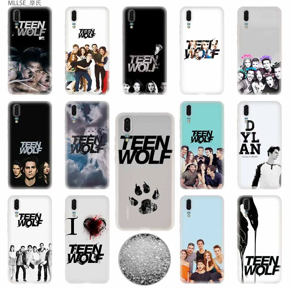 Мягкий чехол для телефона из ТПУ с изображением подростка волка Дилана обриена