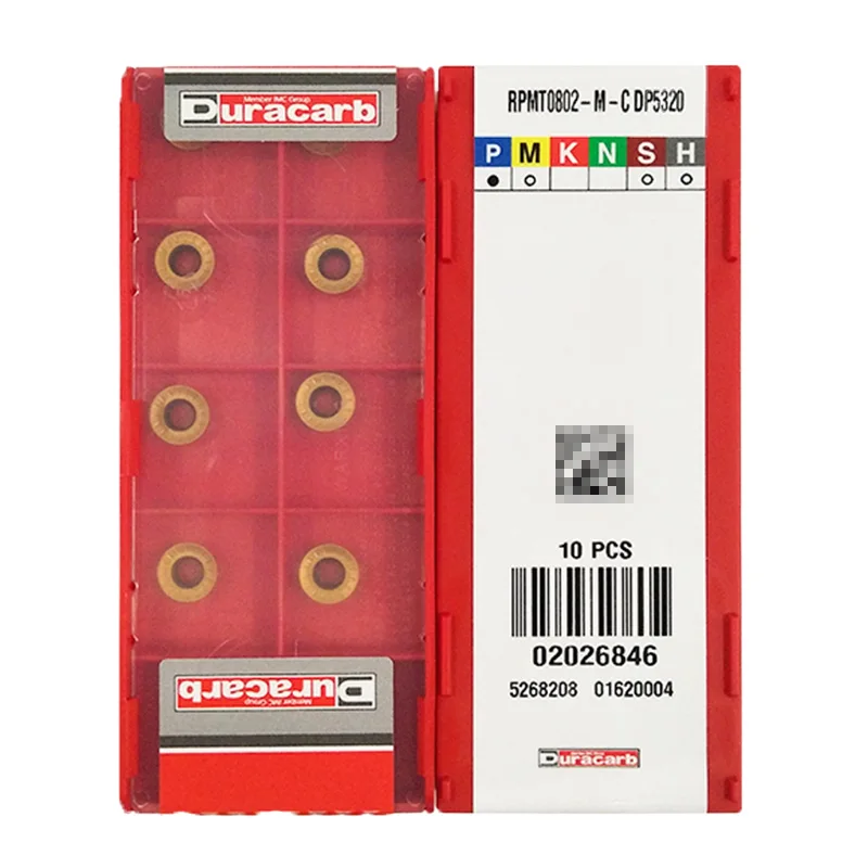 Фрезерная вставка RPMT0802 M C DP5320 RPMW1204 MR RPMT10T3MO Высококачественная круглая