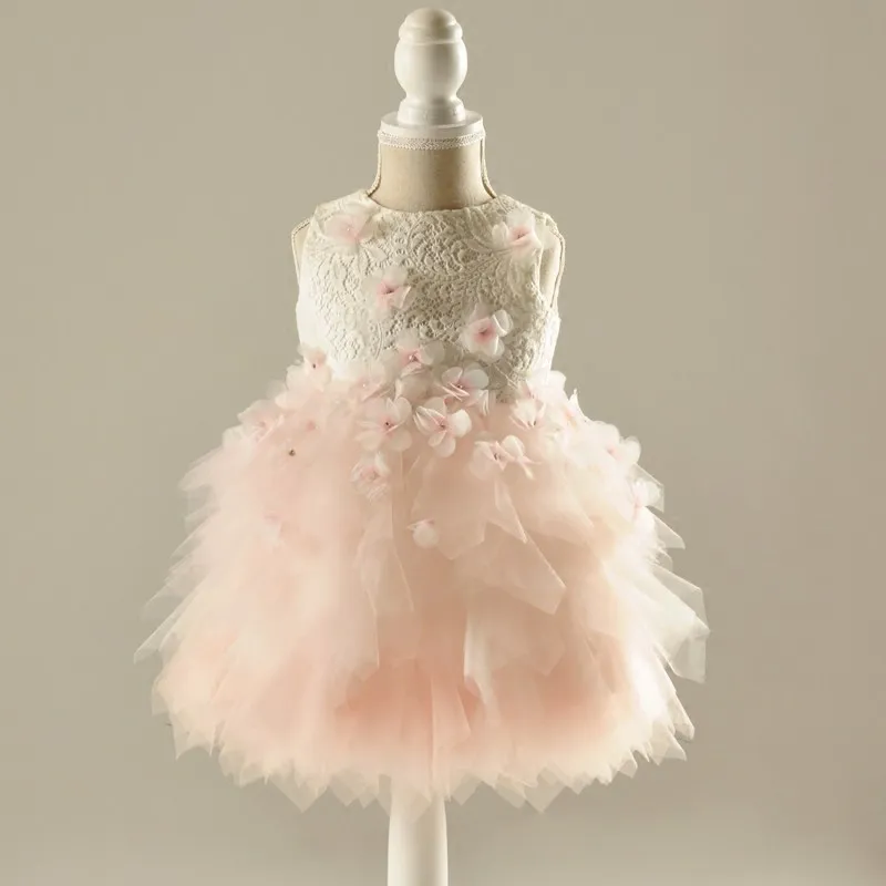 Реальные фото пышные малыша платье для торжеств бальный наряд бак слоновой кости