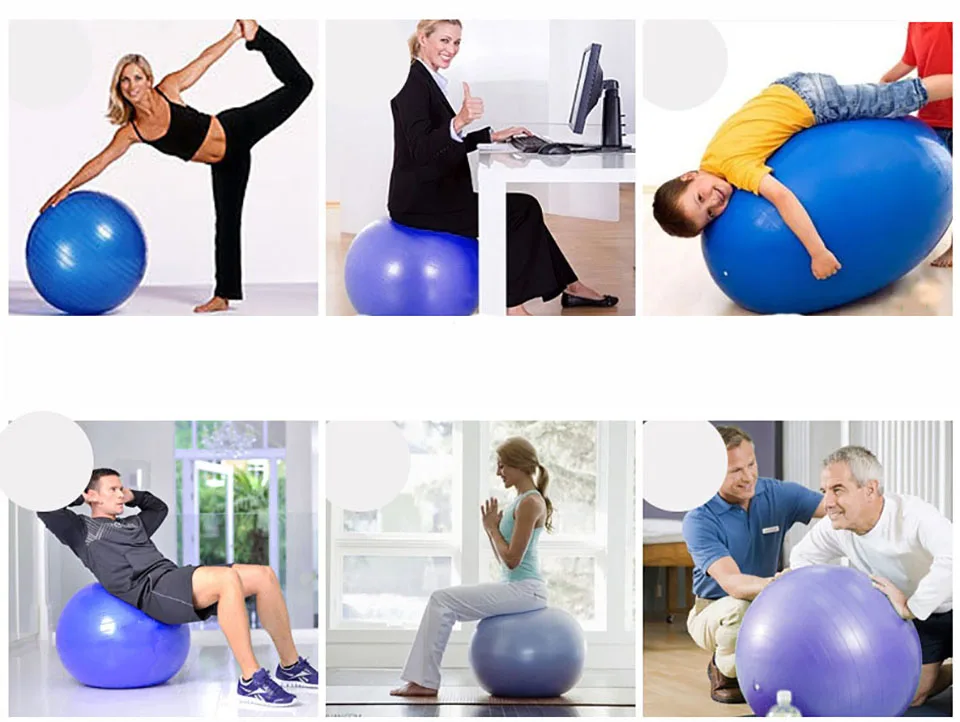 75 см ПВХ Высокое качество большие шарики для йоги фитнеса с 4 вариантами цвета