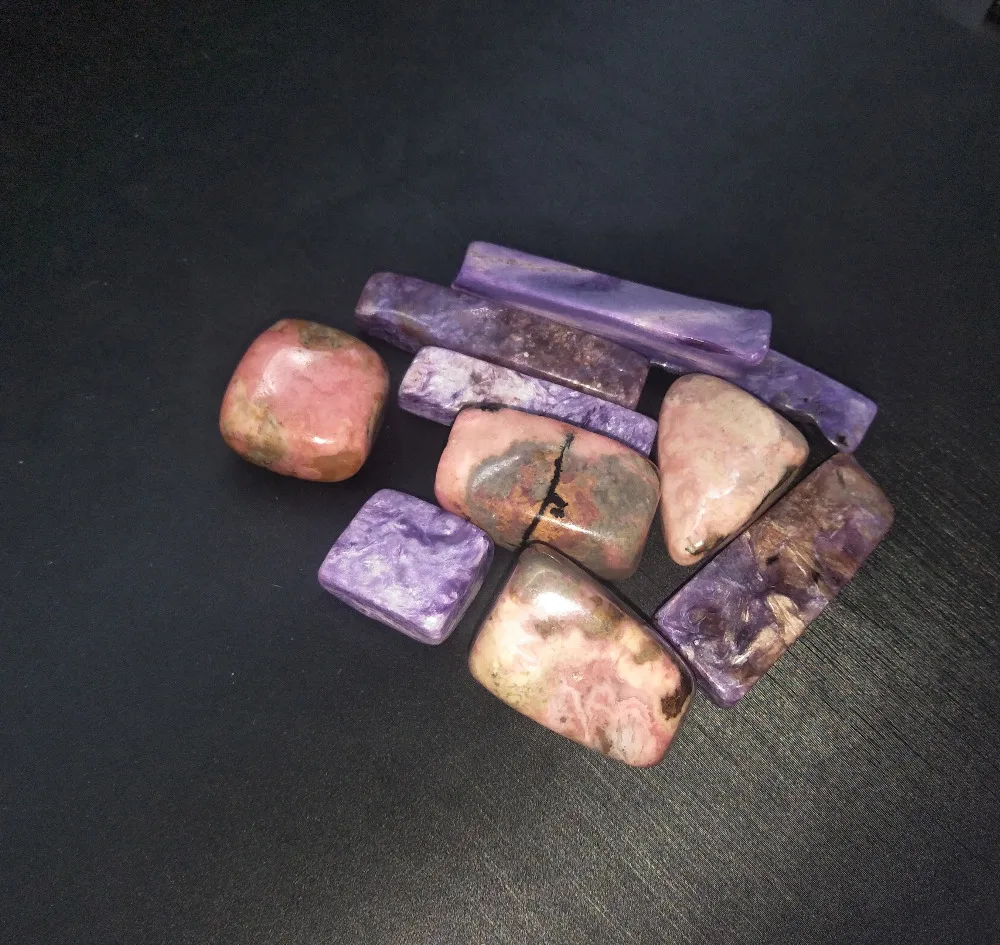 Натуральный сырой charoite розовый кварцевый камень исцеляющий образец 4