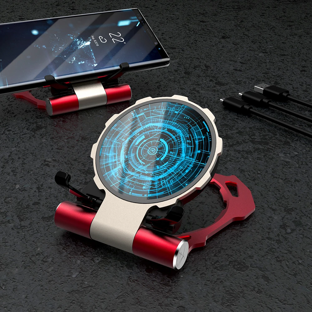 Беспроводное зарядное устройство Iron Man подставка для iPhone XS Max XR 8 Samsung S8 Note 9