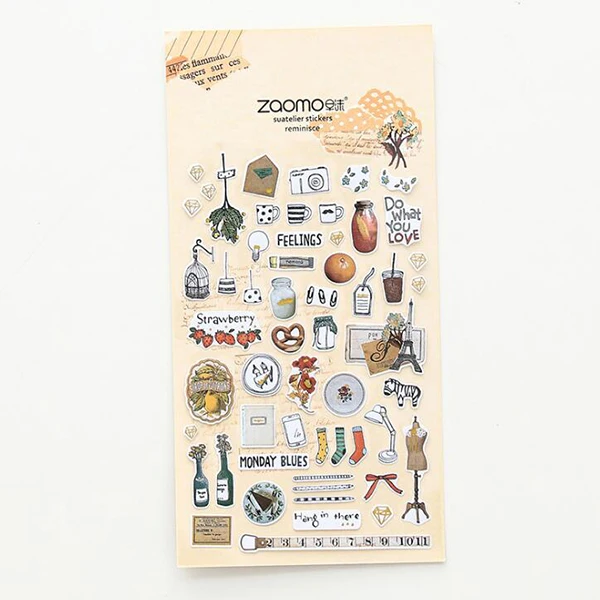 1 шт. Милая декоративная наклейка для дневника милый подарок скрапбукинга