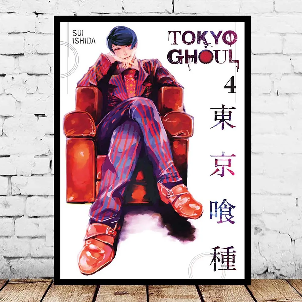 HD печать в скандинавском стиле Современный домашний декор Токийский Гуль