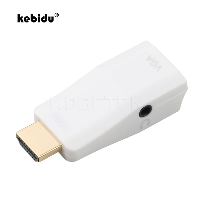 Адаптер kebidu HD 1080P 2018 Mini Мама папа Переходник VGA кабель HDMI совместимый с