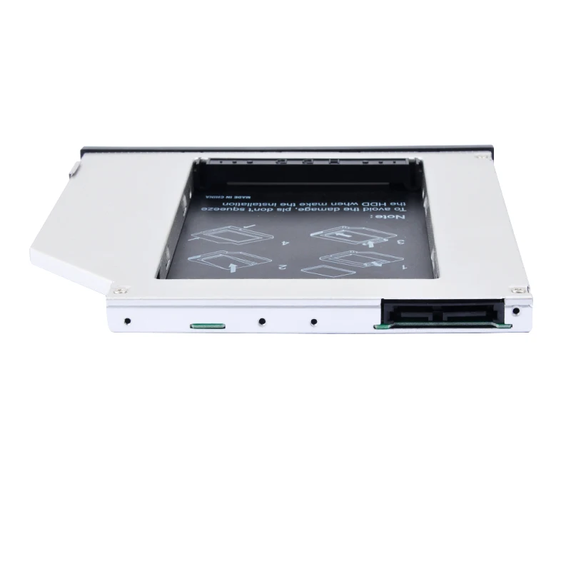 DeepFox алюминиевый переходник Optibay для установки второго жесткого диска 9 5 мм SATA 3 0