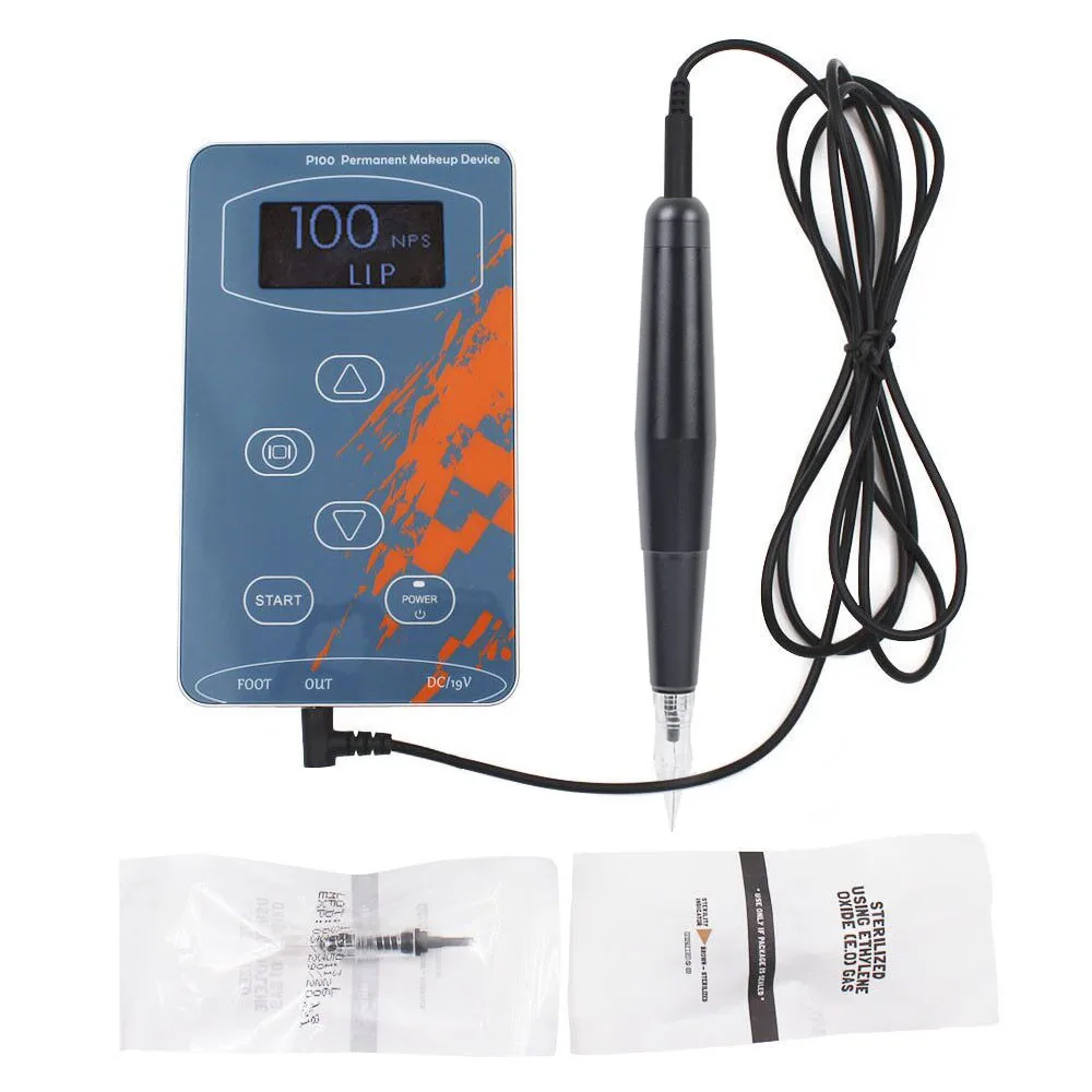 I BIOMASER BlackP100CQ003, Перманентный макияж, Ротационная Машина, тату для бровей, наборы, профессиональная ручка для бровей, подводка для глаз, губ, тату, набор - Цвет: I