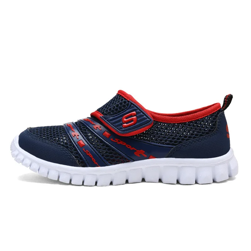 Navy Blue Детская обувь дети девочка кроссовки tenis calzado sapato infantil cocuk ayakkabi chaussure enfant menino кроссовки Лоферы для мальчиков - Цвет: Navy Blue