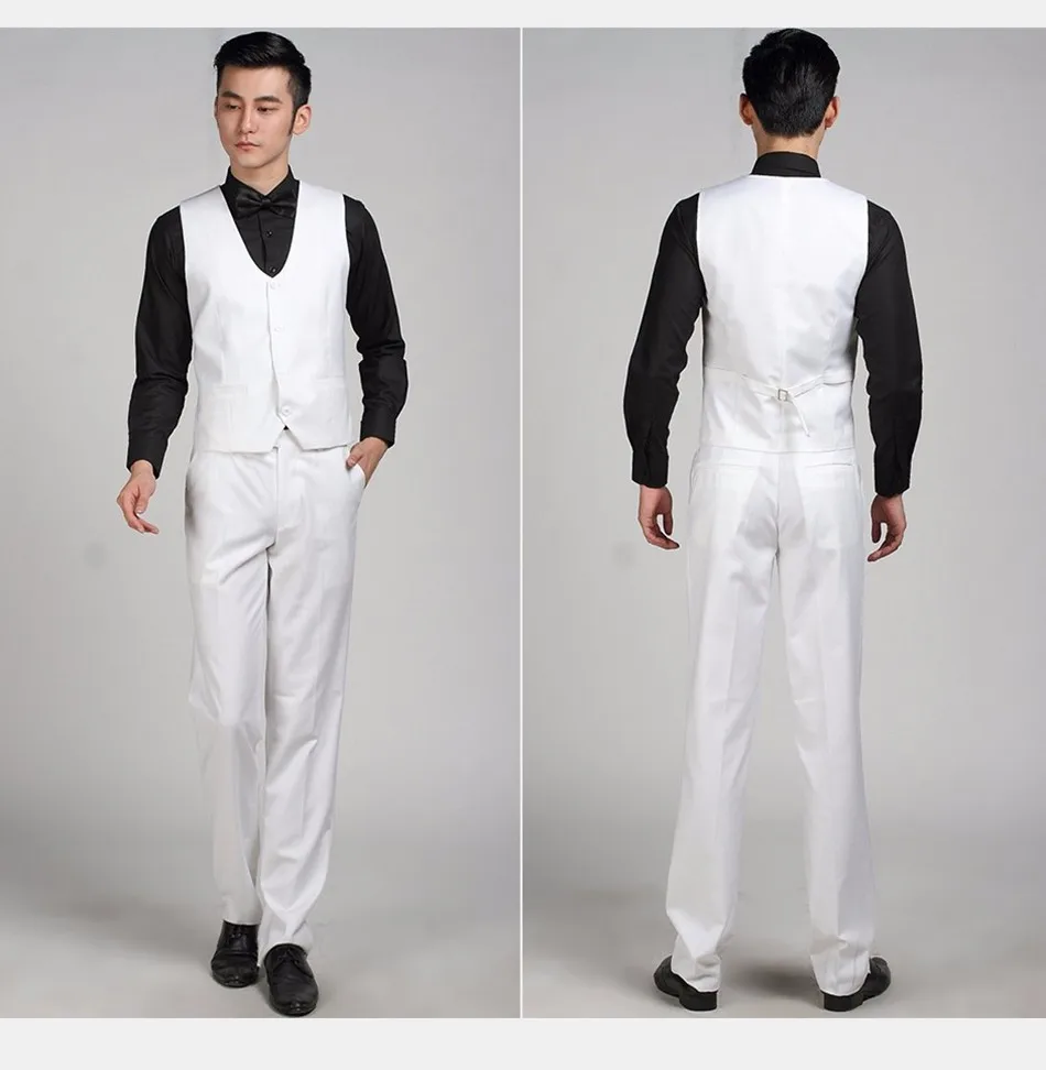 Для мужчин Slim Fit жилет мужской костюм жилет социальных Одежда Свадебные вечерние модные синий черный серый фиолетовый винный красный и белый цвет S312
