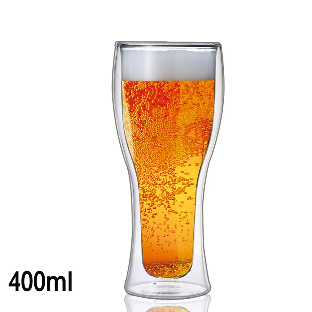 1 шт. термостойкие двойными стенками Стекло Кубок пива молоко Кофе кружка Чай