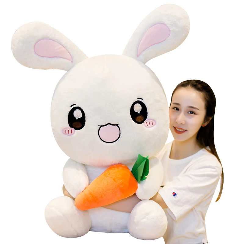 

Hot Sale Fashion Design High Quality Rabbit With Carrot Custom Plush Toy