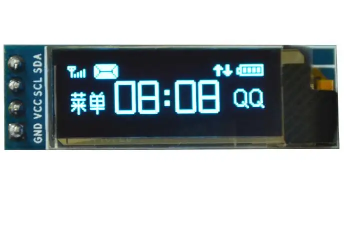(Синий) 0 91 дюймовый OLED дисплей 12832 IIC 128*32 ЖК-экран для arduino устройства SSD1306 |