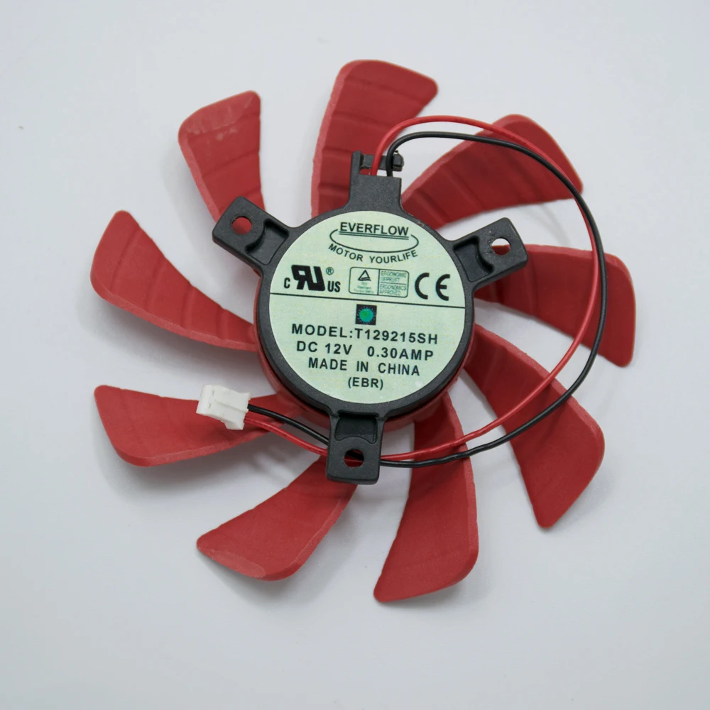 85 мм T129215SH DC 12 В 0.30AMP 2Pin кулер вентилятор заменить для Zotac GTX 1050Ti мини GTX1050 Ti 4 г