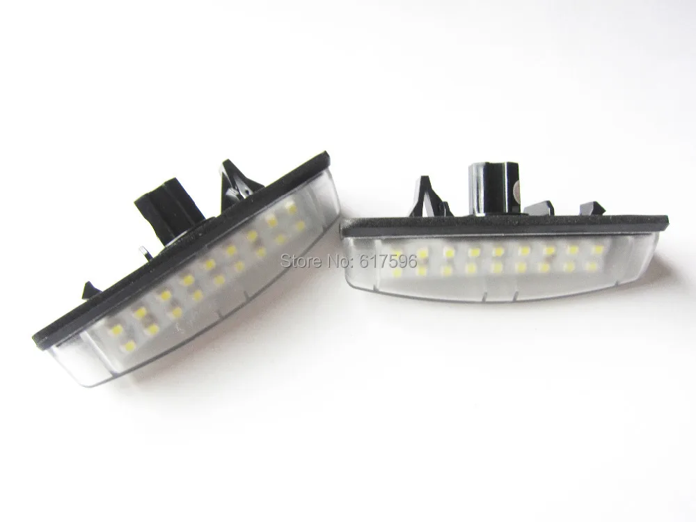 Без ошибок ксенон белый 18SMD светодиодный номерной знак светильник для Toyota Camry Aurion