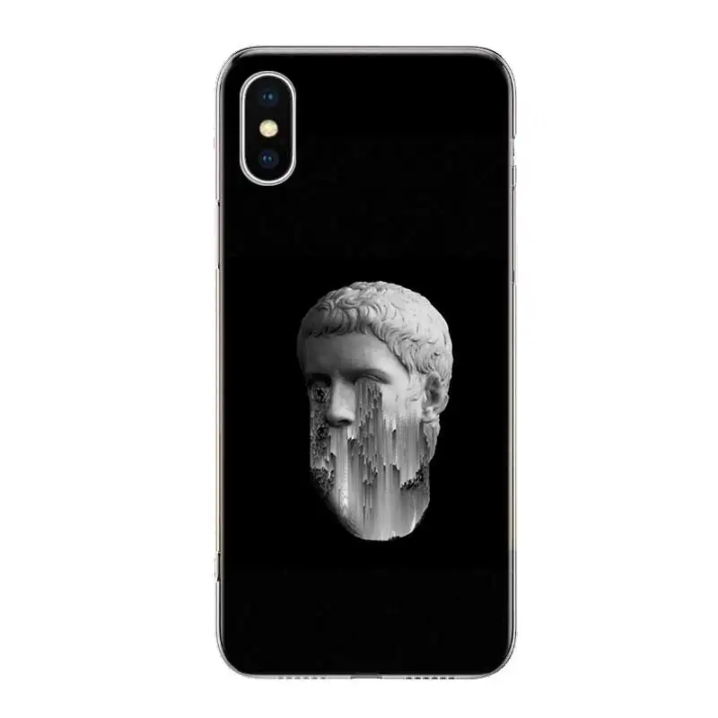 Черный белый блестящий силиконовый чехол для Apple iPhone 6 6S 7 8 Plus X 10 XS MAX XR 5 5S SE |