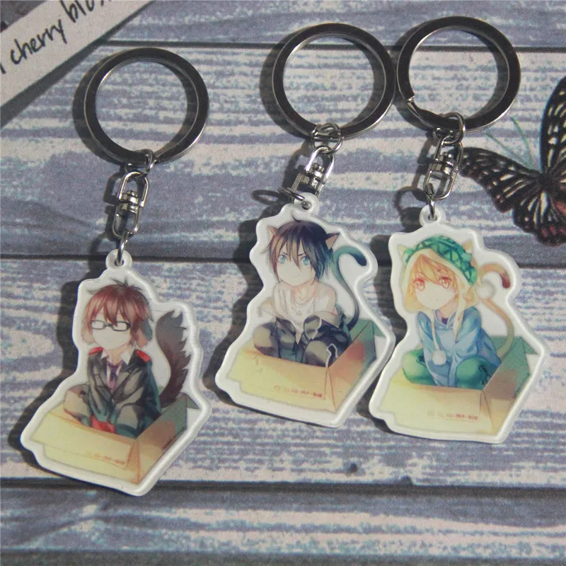 1 шт., брелок для ключей Portachiavi Noragami hijori Aragoto YaTo Yukine, брелок для ключей, коллекционный подарок