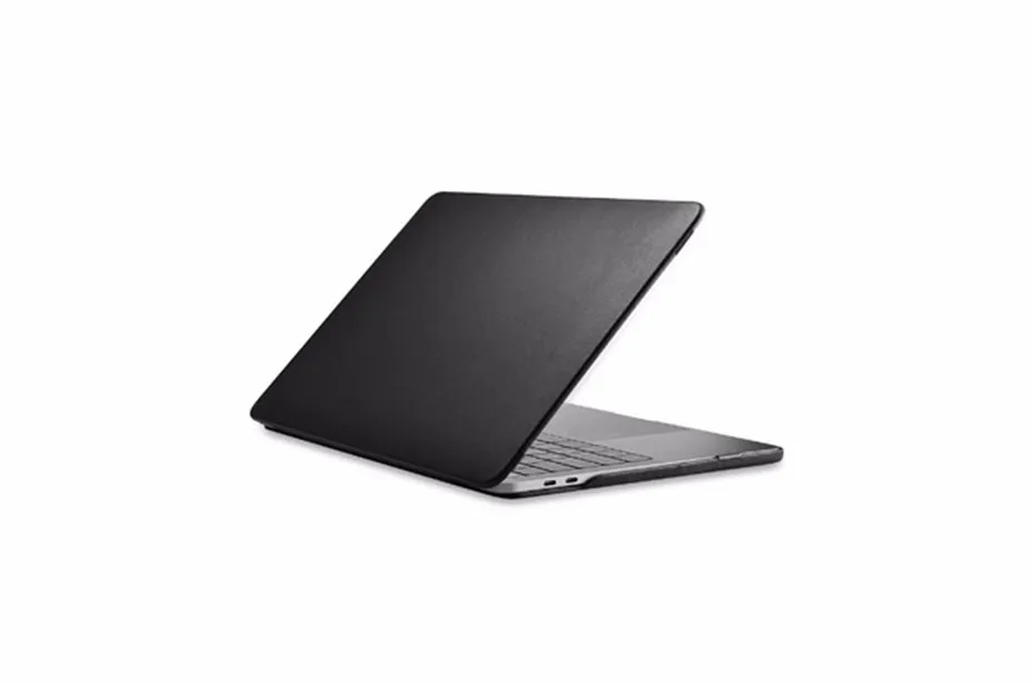 Icarer чехол из натуральной кожи для Macbook Pro 13 A1706 A1708 A1989 чехол для ноутбука из воловьей кожи для Macbook Pro 15 A1707 A1990 - Цвет: Black