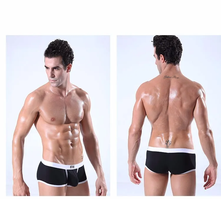 WJ сексуальное мужское нижнее белье Cueca Masculina Боксеры Шорты Нижнее белье Homme нижнее белье для мужчин Слип Homme хлопковое нижнее белье шорты для мужчин