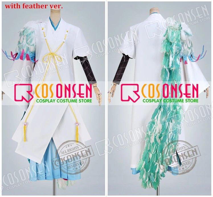 Touken Ranbu Tomoegata Naginata Косплей Костюм Полный комплект косплей ONSEN все размеры на заказ