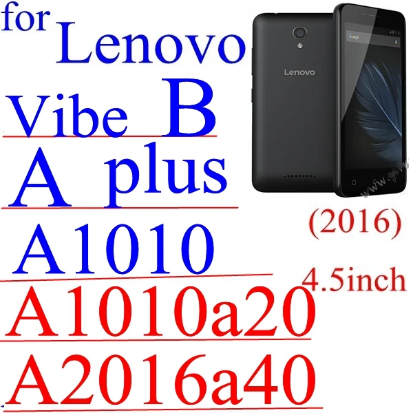 Закаленное стекло ronian для lenovo A plus Aplus A1010a20 A2016a40 A1010 A2016 A 1010 a20 a40 vibe B защита экрана - Цвет: A 1010