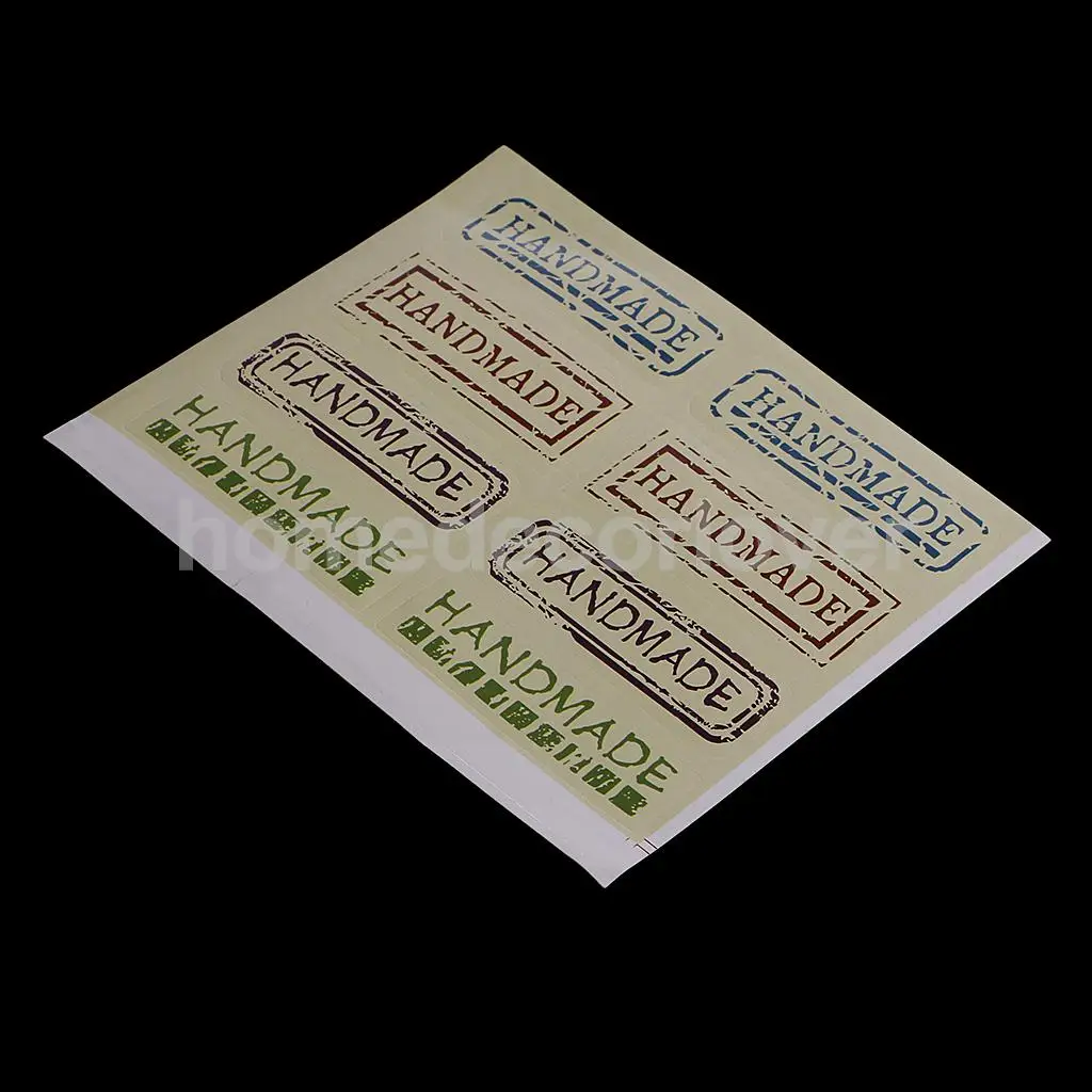 20 листов самоклеящиеся бумажные пакеты для печенья|Крафт-бумага| |