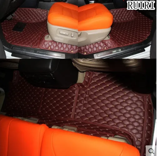 Высокое качество! Автомобильные коврики + коврик в багажник для Lexus LX 570 7-местные