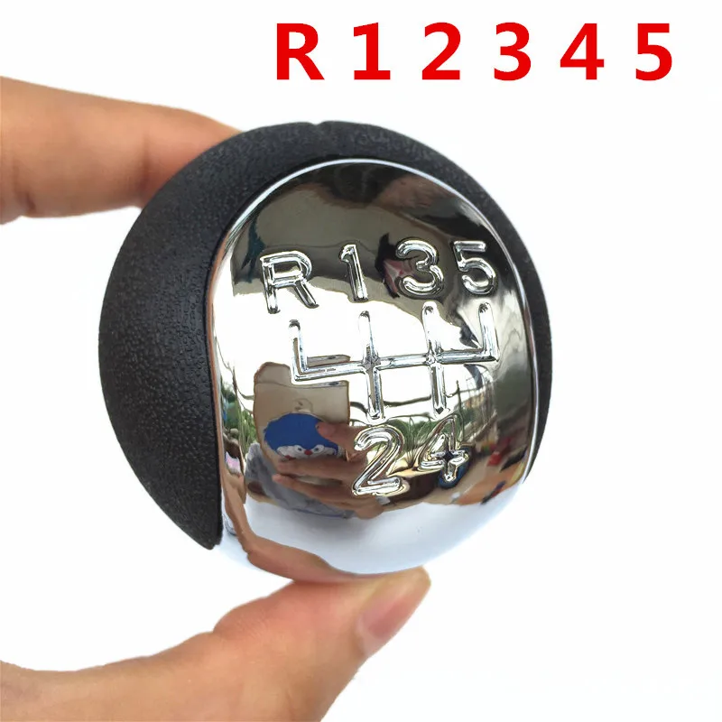 R 1 2 3 4 5 5/6 Скорость стайлинга автомобилей MT рукоятка для рычага переключения передач ручка голова гандбол аксессуары для OPEL VECTRA C SIGNUM 2002 2003 2004 2005 - Название цвета: R 1 2 3 4 5