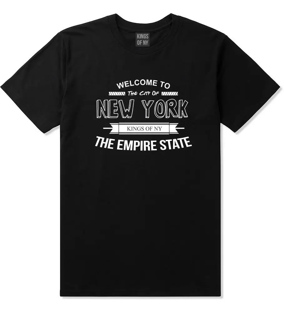 Короли Нью-Йорк Эмпайр Стейт футболку NYC статуя свободы США Город Bronx | Мужская