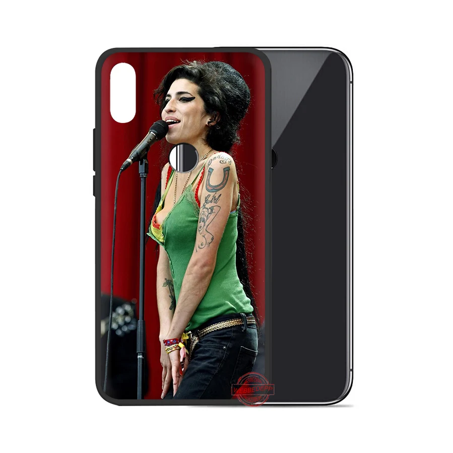 WEBBEDEPP Singer Amy Jade Winehouse мягкая искусственная кожа для Redmi Note 8 7 6 5 Pro 4A 5A 6A 4X Plus S2 Go чехлы